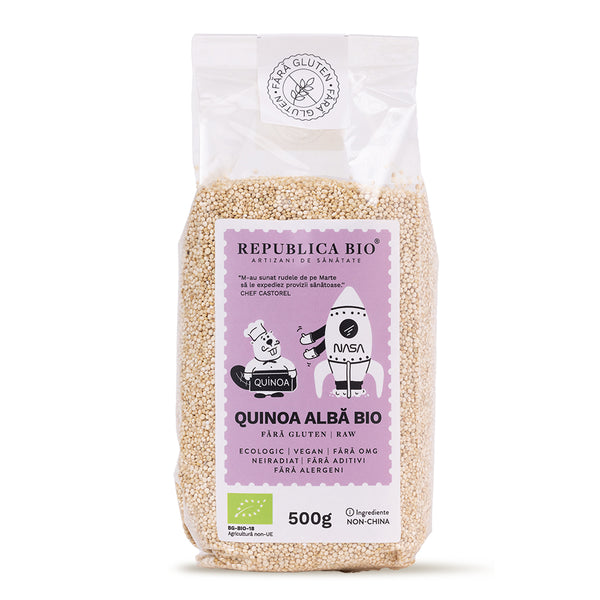 Quinoa alba Bio FARA GLUTEN Republica BIO, 500g